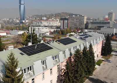 LUXOR supports the University of Sarajevo with 90 ECO Line HALF CELL 330W modules