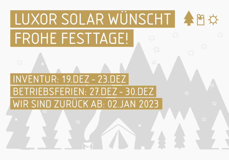 Betriebsferien 2022/2023