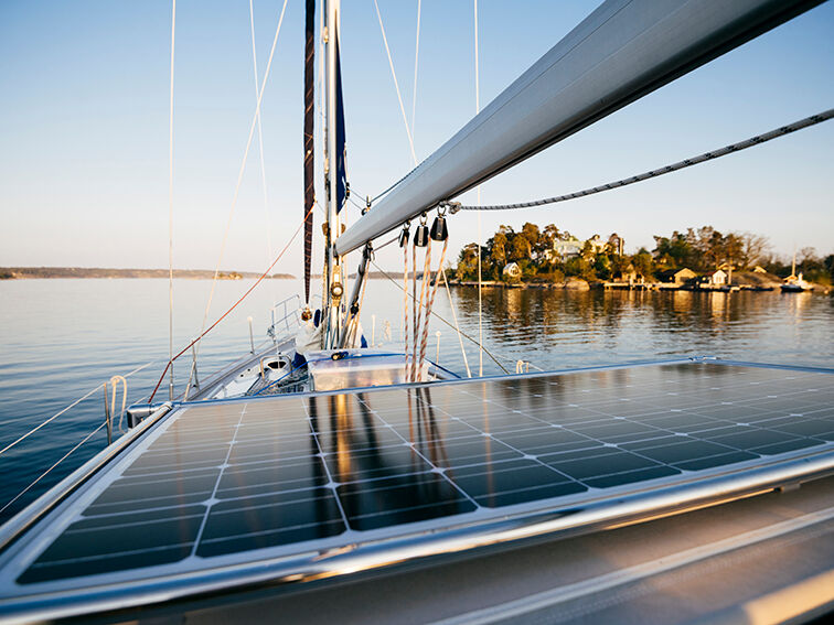 200 Wp Off Grid Marina Application with Luxor Solar modules in Gotland (Sweden)