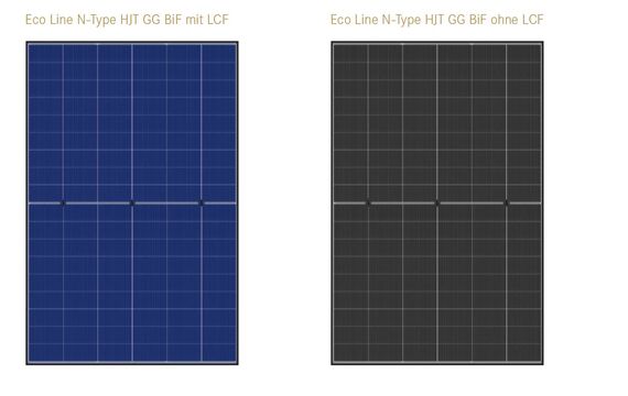 Eco Line N-Type HJT Solarmodule mit und ohne LCF