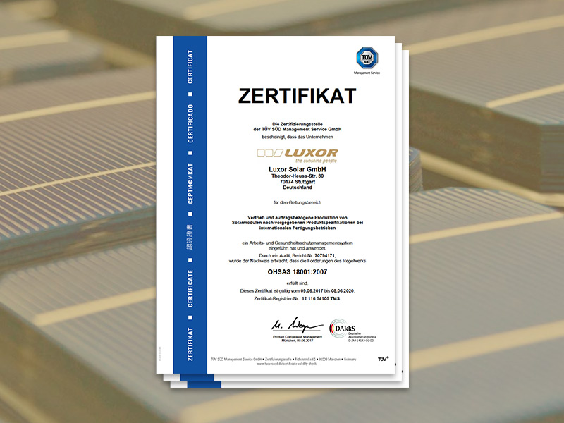 ISO Certificates: OHSAS 18001:2007 | ISO 9001:2008 | ISO 14001:2004