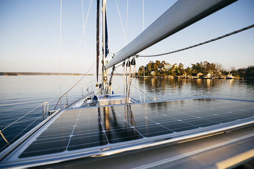 200 Wp Off Grid Marina Application with Luxor Solar modules in Gotland (Sweden)